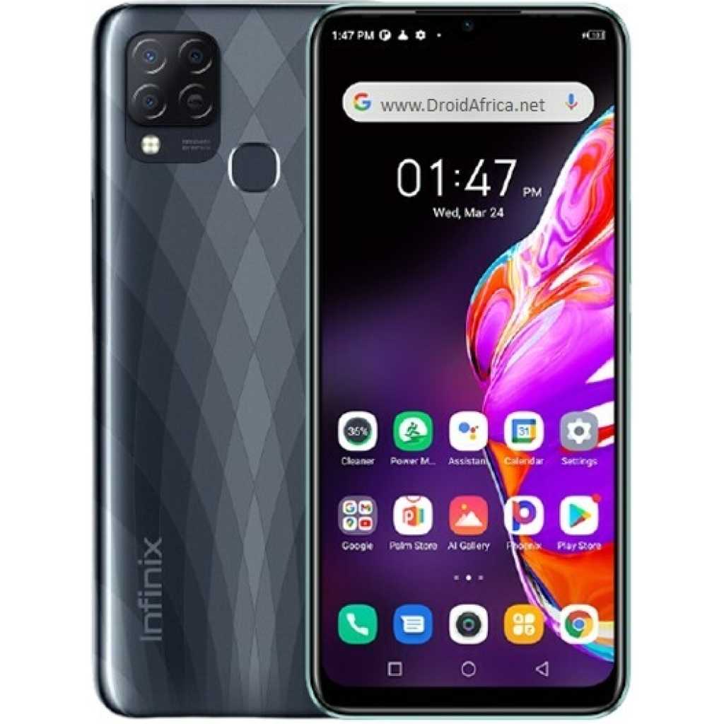 Infinix Hot 10T 4GB RAM 64GB ROM 48MP 5000mAh 6.82"- Black