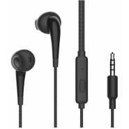 Oraimo  Legendary Sound Half-in-Ear Wired Earphones with Remote Control & Mic - Black