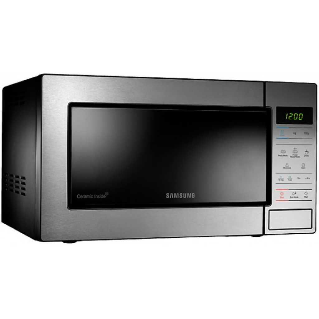 samsung me83m microwave oven solo 23l ceramic enamel stainless steel automatic 5