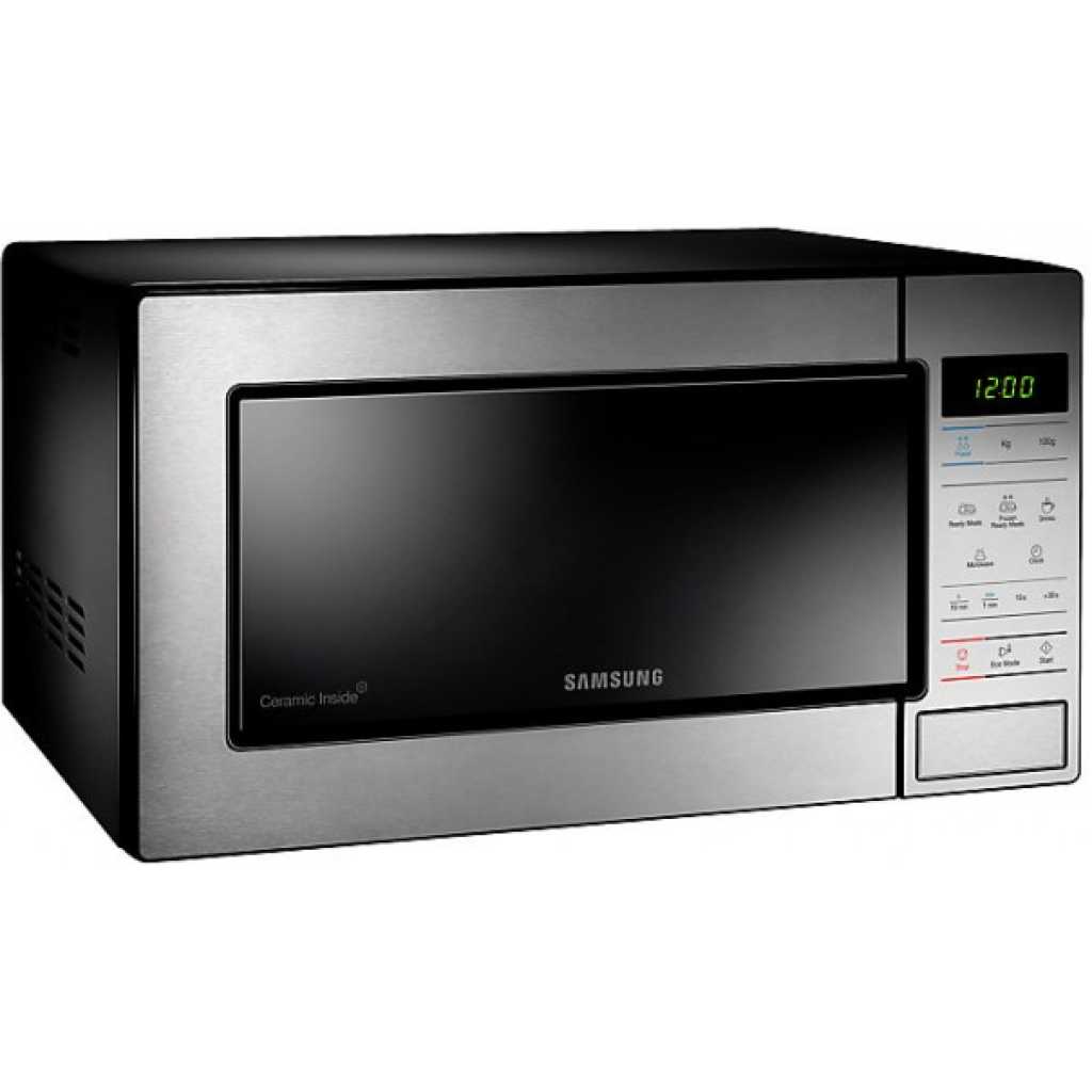 samsung me83m microwave oven solo 23l ceramic enamel stainless steel automatic 6