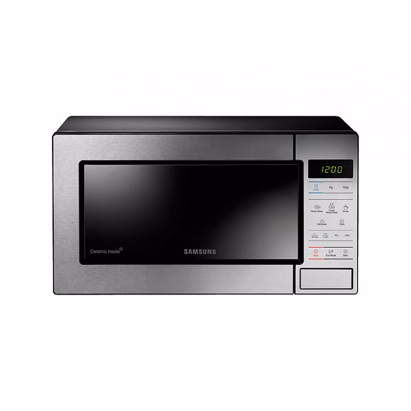 samsung me83m microwave oven solo 23l ceramic enamel stainless steel automatic