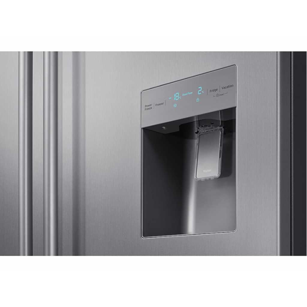 samsung rs54n3a13s8 sbs 580 ltrs metal graphite non water dispenser 5