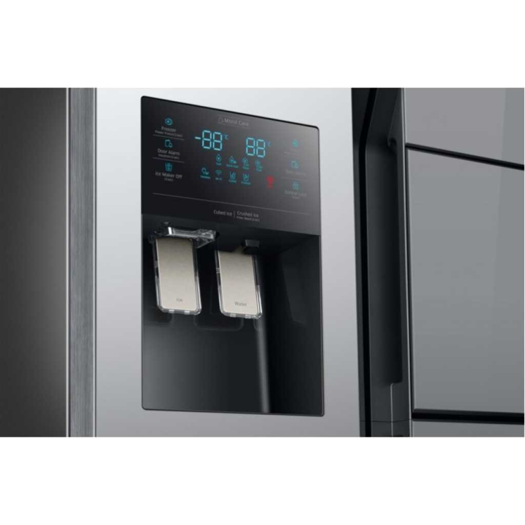 samsungrs51k56h02a sbs 547 ltrs black mirror 4