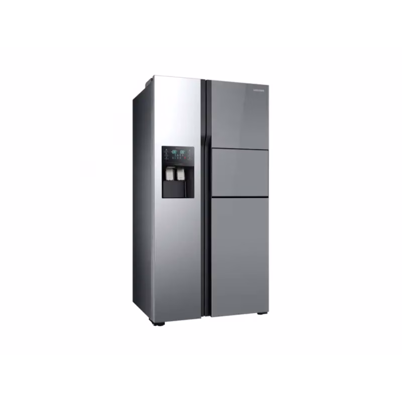 samsungrs51k56h02a sbs 547 ltrs black mirror