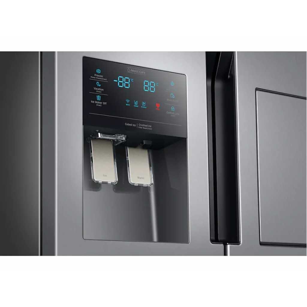 samsungrs51k680sl sbs 547 ltrs easy clean steel 7