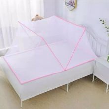 Foldable Baby Mosquito Net-Pink