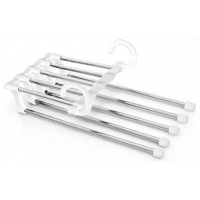 5 In1 Multi-functional Trousers/Pants Hanger Rack-White