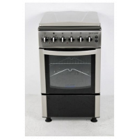 Kings Cooker 3 Gas Burners + 1 Electric Plate 50x60cm 4TTE-5631HI, Electric Oven, Rotisserie -  Marble Grey