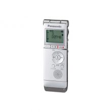 Panasonic RR-XS350 Digital IC Voice Recorder, 2GB Storage, Expandable Memory, AAA Battery - White