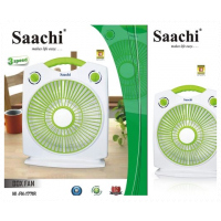 Saachi 10-Inch Box Table Fan NL-FN-1771B-BL - Green, White