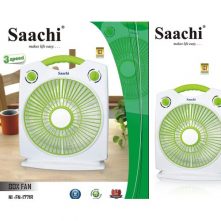 Saachi 10-Inch Box Table Fan NL-FN-1771B-BL - Green, White