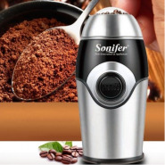 Sonifer Portable Electric Coffee Grinder Maker Beans Mill Herbs Nuts,Sliver Coffee Grinders
