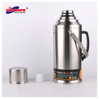 Daydays 3.2L Stainless Steel Vacuum Flask Storage Bottle- Silver