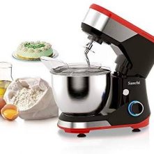 Saachi NL-SM-4174 8-Speed Stand Mixer With Pulse Function - Black,Red