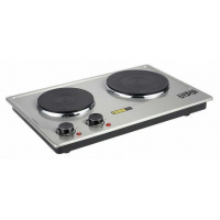 Winningstar Portable Electric Stove Double Burner 1500W Hot Plate Coil(Silver)