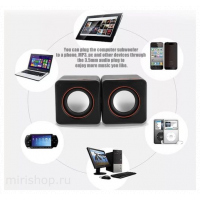 Laptop/ Notebook And Phone Multi Speakers - Black