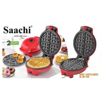 Saachi NL-2M-1545 2 In 1 Donut/Waffle Maker - Red