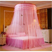 Round Top Mosquito Net – Pink top design may vary
