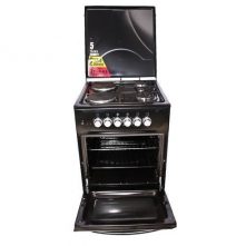 Besto Two Gas + Two Electric Upright Oven, 50x60cm - Black