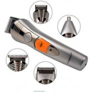 Nikai 7 IN 1 Grooming Kit Rechargeable Hair Clipper Hair Trimmer Set – Silver Electric Shavers