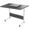 Adjustable Wooden Breakfast In Bed/Laptop Table Stand - Grey