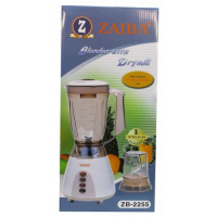 Zaiba ZB-2255 2 In 1 Unbreakable Jar Blender-