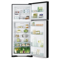 Hitachi Double Door Refrigerator RVG540 - 460 Liters - Glass Grey