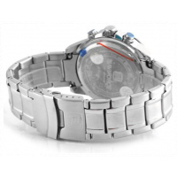 Naviforce Stainless Steel Men's Wrist Watch - Silver