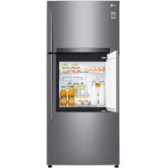 LG GN-A702HLHU Net 512(L) Large Capacity Door-in-Door InstaView Refrigerator | LINEAR Cooling™ | Smart ThinQ™