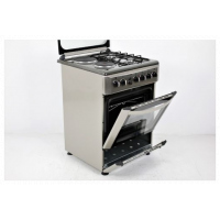 Kings Cooker 2 Gas Burners + 2 Electric Plates 60x60cm 4TTE-6622TI/SD, With Rotisserie - Marble Grey