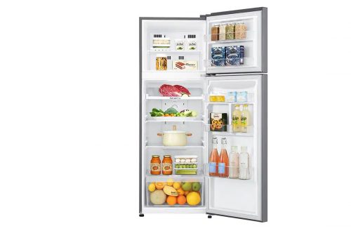 LG 372- Litres Fridge GN-B372SQCB; Net 312(L) | Top Freezer Refrigerator | Multi Air Flow | Smart Diagnosis™