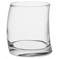 6 Pieces Of Curved Whisky Glasses - Colorless