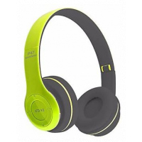 P47 Wireless Bluetooth Sports Portable Headphones with Stereo FM Headset - Green