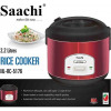 Saachi NL-RC-5176 Rice Cooker 2.2 litre - Red.