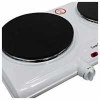 Saachi NL- HP-6207 Double 2250W Hot Plate With Adjustable Thermostat  - White