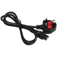 3 Pin Power Cable For Laptop- 1.5M - Black