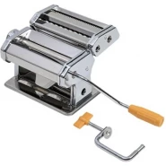 Marcato Pasta Maker Roller Machine, Manual Spaghetti, Noodle Maker Cutter-Silver