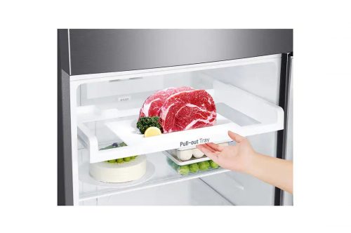 LG 427-Litres Fridge GN-B422SQCL IEC; Net 393L Dark Graphite Steel Top Freezer Refrigerator with Inverter Compressor & Multi Air Flow
