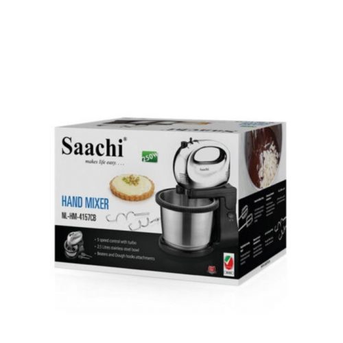 Saachi NL-HM-4157 Hand Mixer - Silver