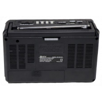 Sky SR-8901BT Battery Operated Rechargeable Bluetooth Radio - (5 in 1) Black