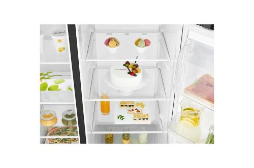 LG 668-Litres Fridge GC-J247SQXV; Gross 668(L) | Net 601(L) | Side by Side Refrigerator | Inverter Linear Compressor | Multi Air Flow | Smart Diagnosis™