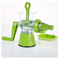 Multi Function Manual Juicer Fruits & Vegetable Blender, 250ml - Green
