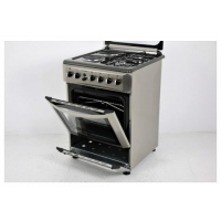 Kings Cooker 2 Gas Burners + 2 Electric Plates 60x60cm 4TTE-6622TI/SD, With Rotisserie - Marble Grey