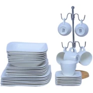 30pcs Ceramic Dinnerset- White