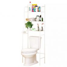 3 Tier Over The Toilet Towel Bathroom Rack Storage,White