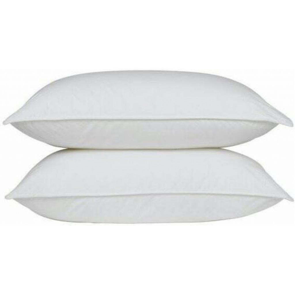 Pair of Big Fiber pillows – White