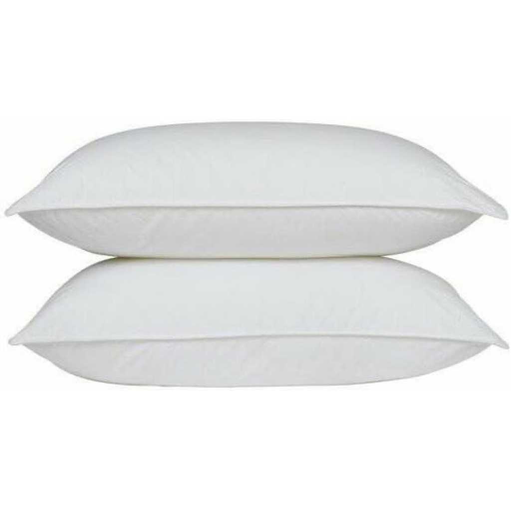 Pair of Big Fiber pillows - White