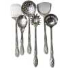 7 Piece Kitchen Tool Cooking Utensils/Serving Spoons-Silver