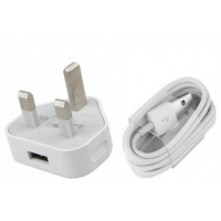 Charger & USB Cable for iPhone - White