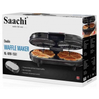 Saachi Double Waffle Maker NL-WM-1551 - Black